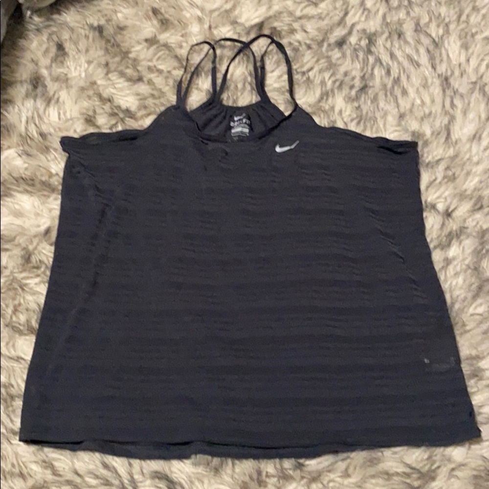 Nike Black Dri Fit Tank Top Size L